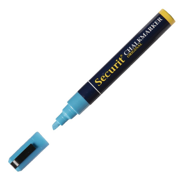 Securit 6mm Liquid Chalk Pen Blue