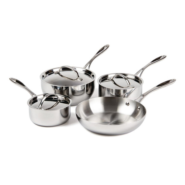 Vogue Tri Wall Pan Set (Pack of 4)