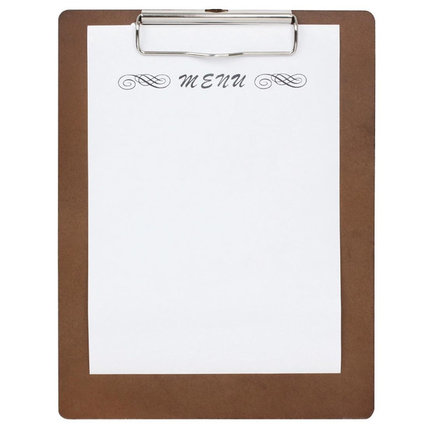 Special Offer Wooden Menu Presentation Clipboard A4 (Pack of 10)