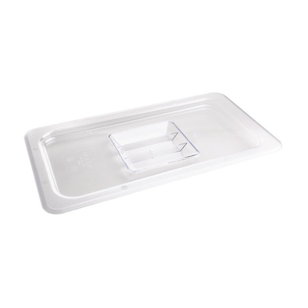 Vogue Polycarbonate 1/3 Gastronorm Lid Clear