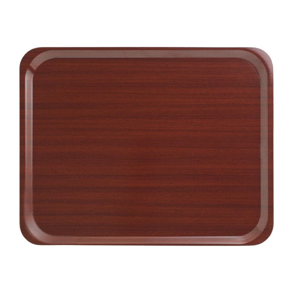 Cambro Capri Laminate Canteen Tray Mahogany 460mm