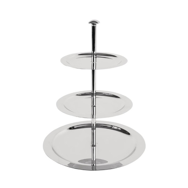 Stainless Steel 3 Tier Afternoon Tea Stand 280mm