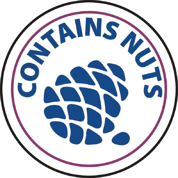 Contains Nuts Labels (Pack of 1000)