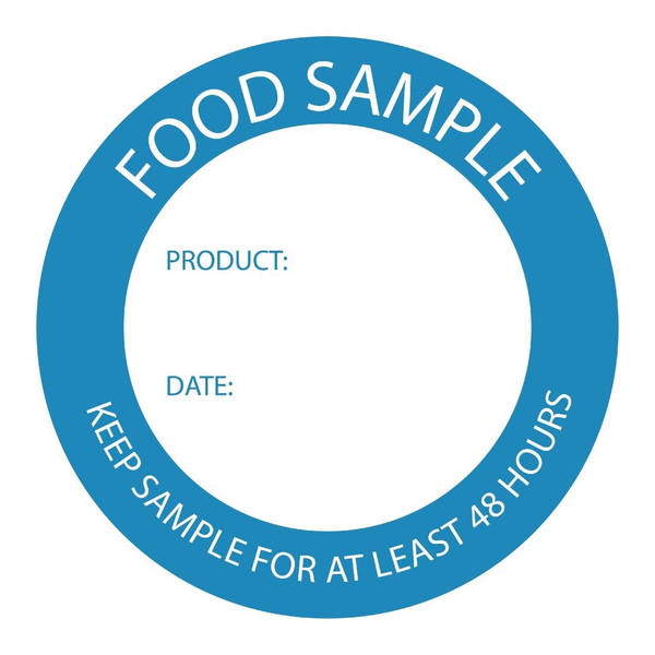 Food Sample Labels (Pack of 500)