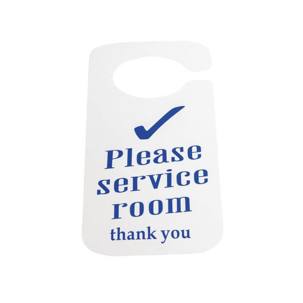 Do Not Disturb and Please Service Room Sign (Pack of 10)