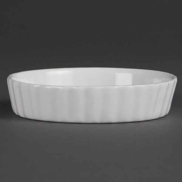 Olympia Whiteware Flan Dishes 112mm (Pack of 6)