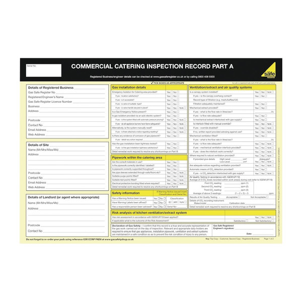 Gas Safety Certificate (1-5 Appliances)