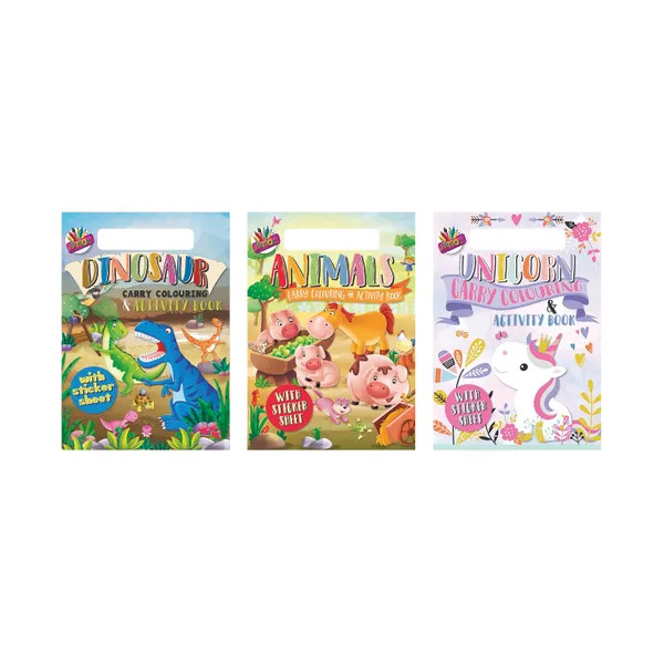 Artbox A4 Carry Colouring and Activity Pad (Pack of 12) 6891