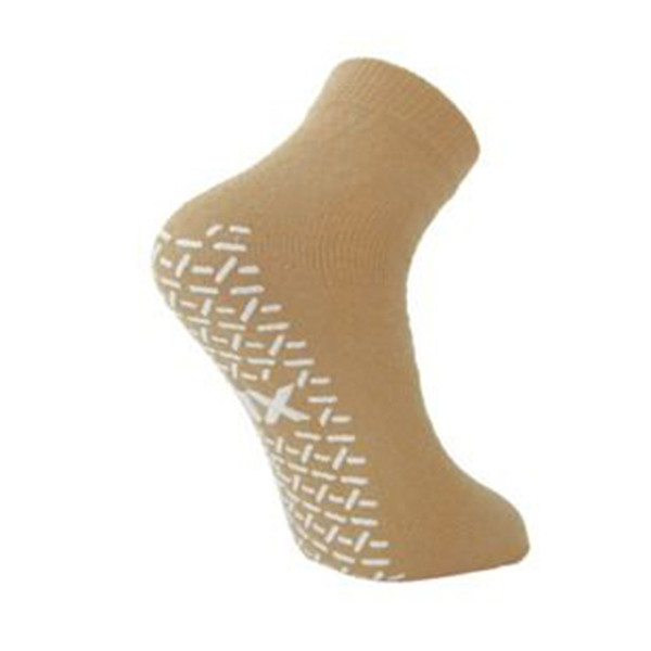 Single–Tread Slipper Socks Beige  X–Large (Pack of 48) Single–Tread Slipper Socks Beige  X–Large (Pack of 48)