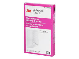 3M™ Adaptic™ Touch Non–Adhering Silicone Dressings (7.6 x 5 cm) (Pack of 10)