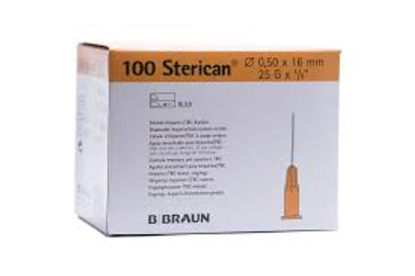 Sterican® Hypodermic Heparin Needles 25 G x 5/8 (Pack of 100)