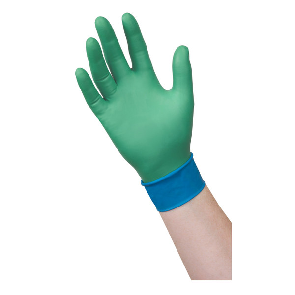 Microflex® 93–260 Non–Sterile Chemical–Resistant Disposable Gloves Green (Pack of 50)