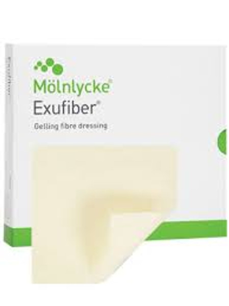 Exufiber® Gelling Fibre Dressings (4.5 x 10 cm) (Pack of 10)