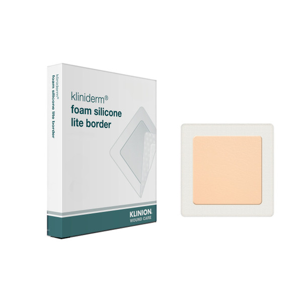 Klinion® Kliniderm® Foam Silicone Lite Border Dressings (4 x 5 cm)  (Pack of 10) Klinion® Kliniderm® Foam Silicone Lite Border Dressings (4 x 5 cm)  (Pack of 10)