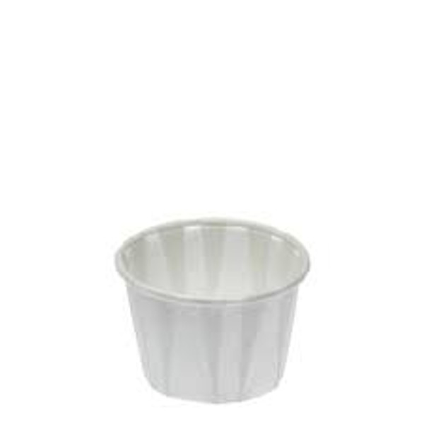Pleated Paper Container F100 1 oz (Pack of 250)