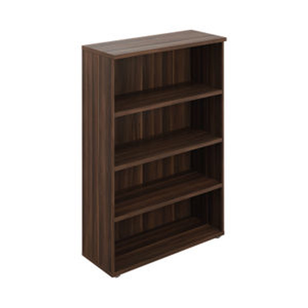 Avior Executive Bookcase 1005x404x1560mm Dark Walnut