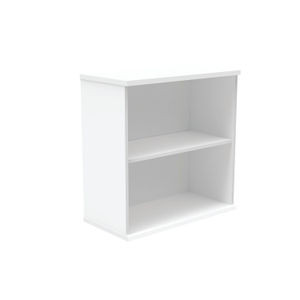 Astin Bookcase 1 Shelf 800x400x816mm Arctic White