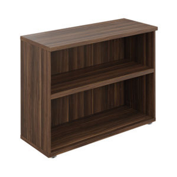 Avior Executive Bookcase 1005x404x800mm Dark Walnut