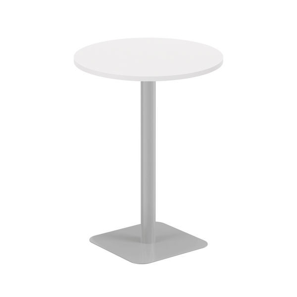 Jemini Origin 800mm High Table White/Silver