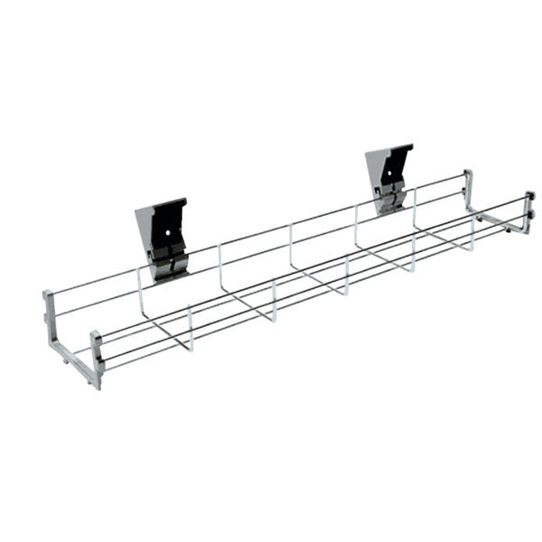 Jemini 1200mm Wire Basket for 1400mm Desks Silver