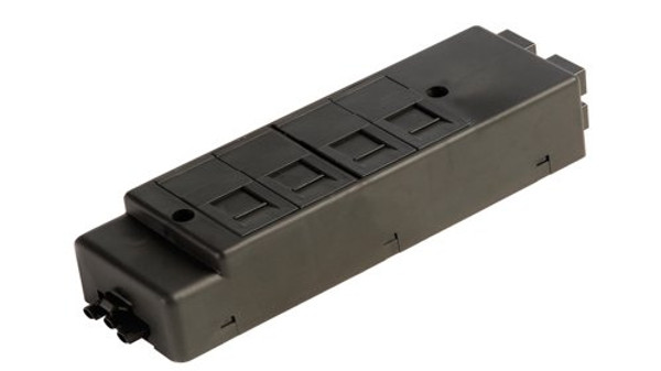 Impulse Data Housing 4 x RJ45 Cat5E Data