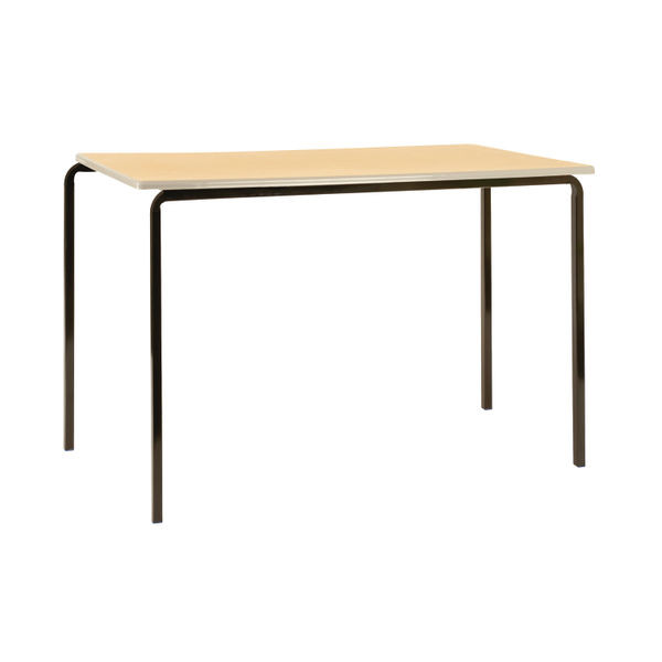 Jemini MDF Edged Classroom Table 1100x550x590mm Beech/Silver (Pack of 4)