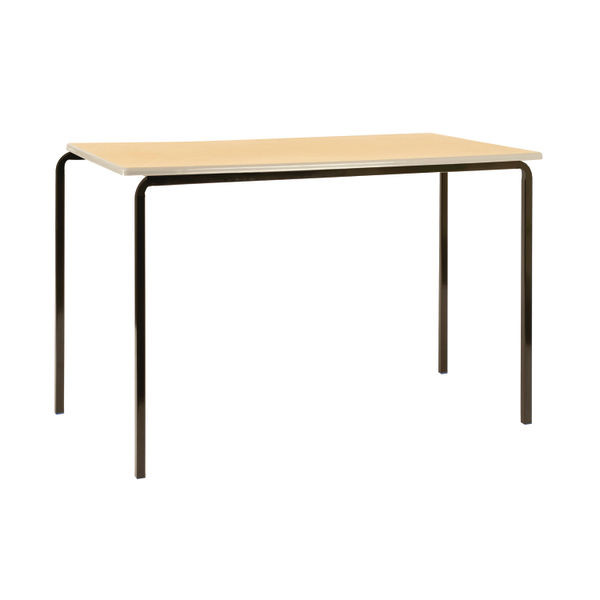 Jemini MDF Edged Classroom Table 1200x600x710mm Beech/Silver (Pack of 4)