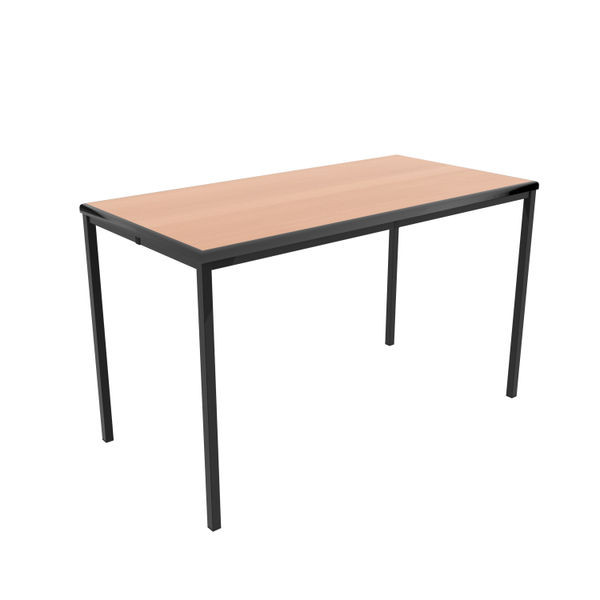 Jemini Titan Multipurpose Classroom Table 1200x600x760mm Beech/Black