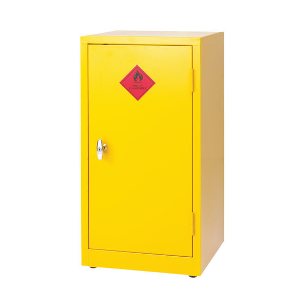 Hazardous Substance Storage Cabinet 36X18X18 inch C/W 1 Shelf Yellow 188740