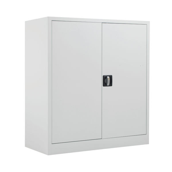 Talos Double Door Stationery Cupboard 920x420x1000mm White