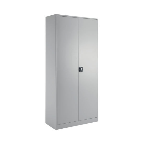 Talos Double Door Stationery Cupboard 920x420x1950mm Grey