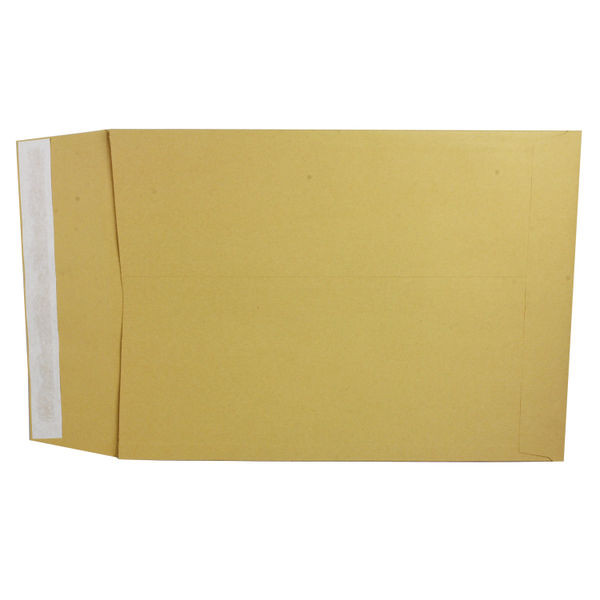 Q-Connect Envelope Gusset 381x254x25mm Peel and Seal 120gsm Manilla (Pack of 100)