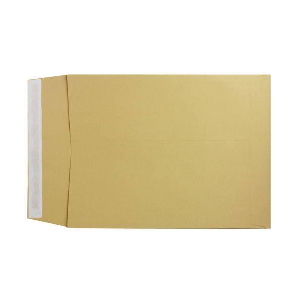 Q-Connect Envelope Gusset 406x305x25mm Peel and Seal 120gsm Manilla (Pack of 100)