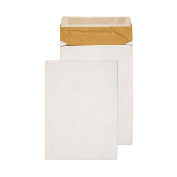 Q-Connect Padded Gusset Envelopes C4 324x229x50mm Peel and Seal White (100 Pack)