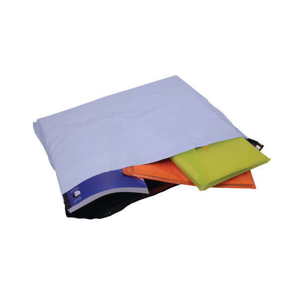 GoSecure Envelope Extra Strong Polythene 595x430mm Opaque (Pack of 100)