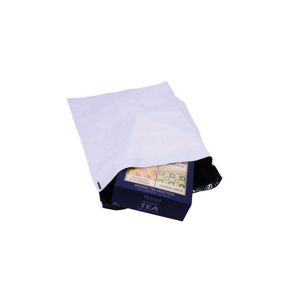GoSecure Strong Polythene Mailing Bag 400x430mm Opaque (Pack of 100)