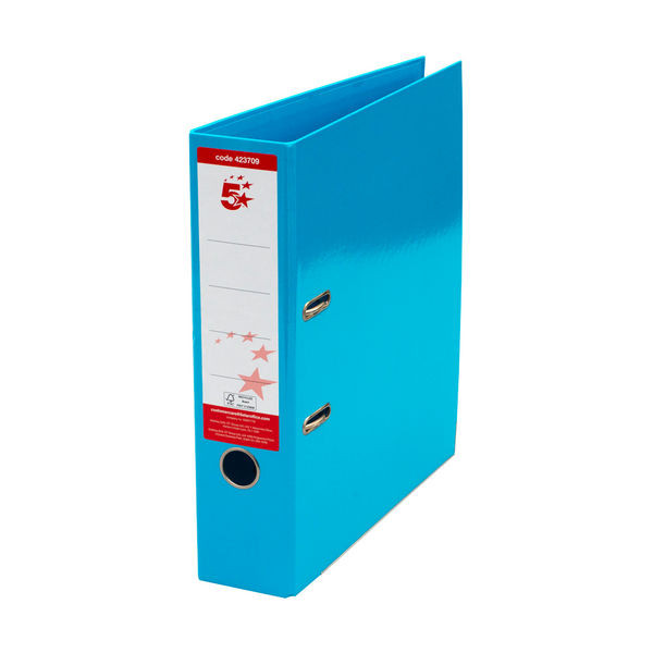 5 Star Office Lever Arch File A4 Blue (Pack of 10) 5 Star Office Lever Arch File A4 Blue (Pack of 10)