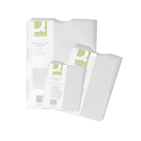 Q-Connect Card Holder Polypropylene A5 (Pack of 100)
