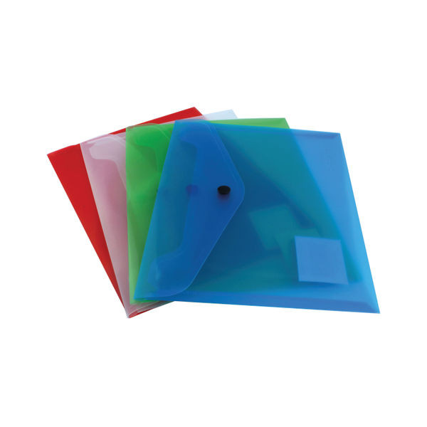 Q-Connect Polypropylene Document Folder A5 Assorted (12 Pack)