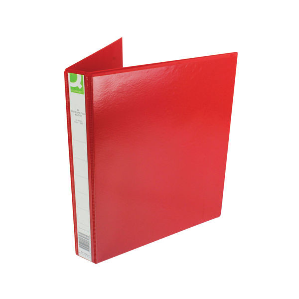Q-Connect Presentation 25mm 4D-Ring Binder A4 Red