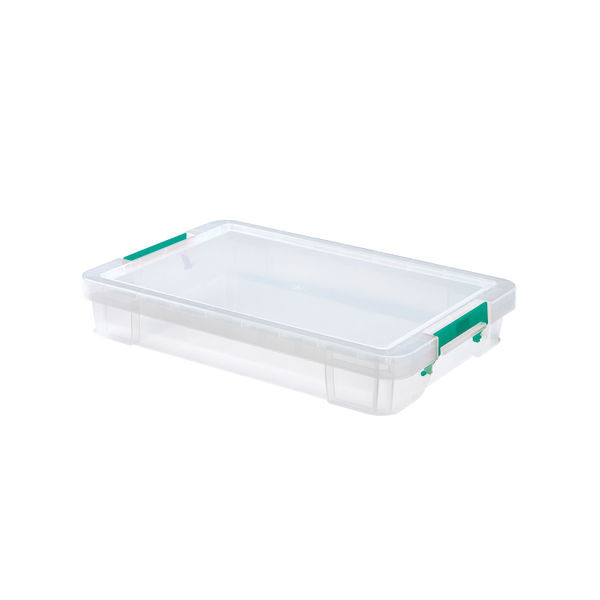 StoreStack 12 Litre Storage Box W550xD360xH90mm Clear