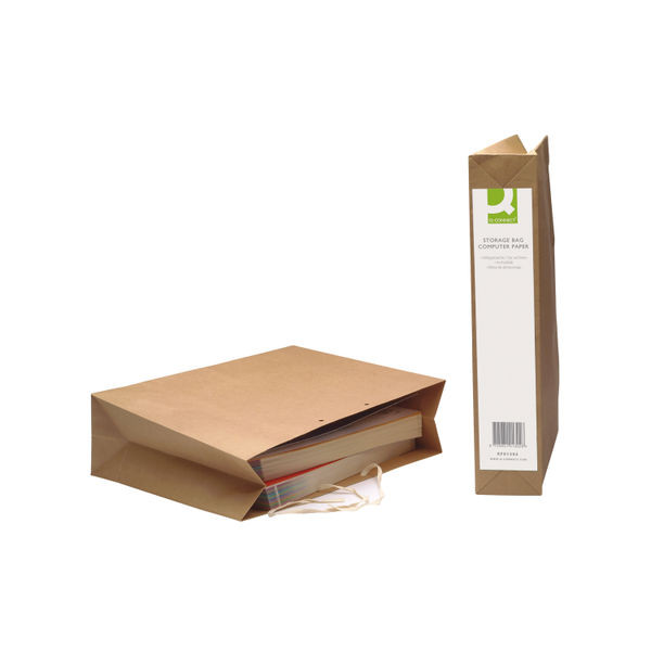 Q-Connect Manilla Computer Paper Storage Bag (25 Pack)