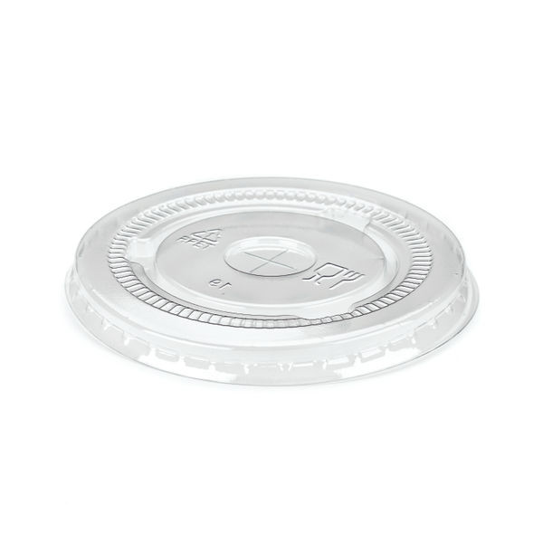 Go-Pak Straw Slot Cold Cup Lid Recyclable PET 9oz Clear (Pack of 1000) R11002