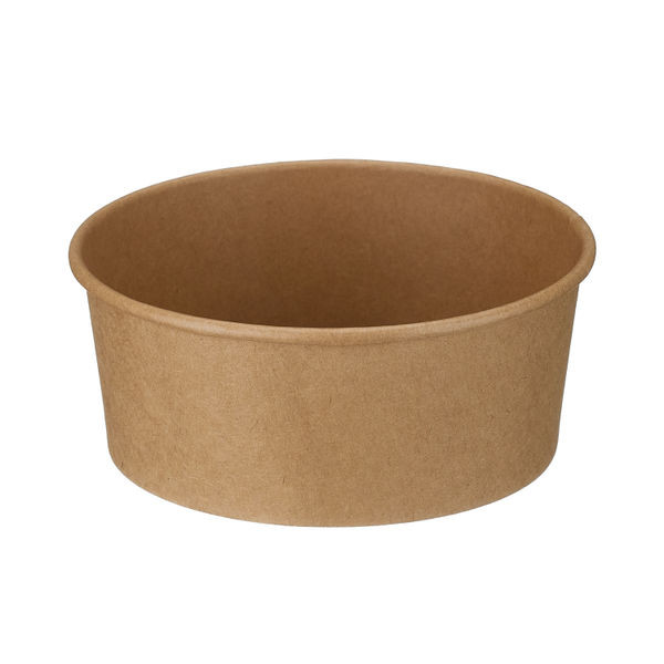 Go-Pak Round Kraft Bowl PE Lined 750ml Kraft (Pack of 300) D48001