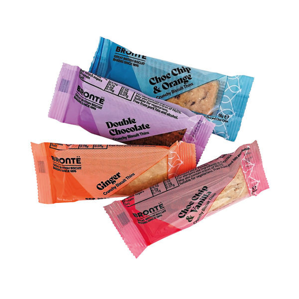 Cafe Bronte Twin Mini Variety Biscuits (Pack of 100) NWT859 Cafe Bronte Twin Mini Variety Biscuits (Pack of 100) NWT859