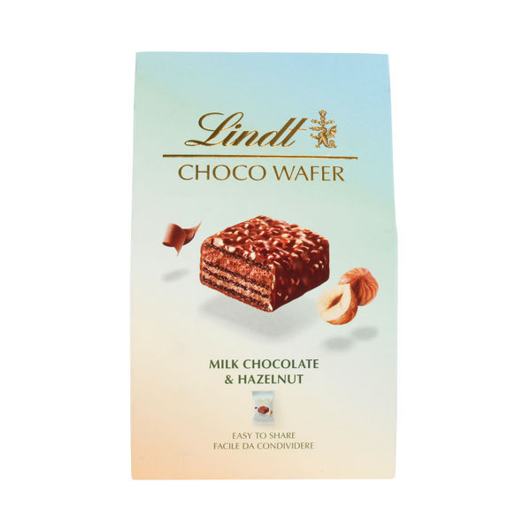 Lindt Choco Wafer Milk Chocolate and Hazelnut 135g FOLIN016 Lindt Choco Wafer Milk Chocolate and Hazelnut 135g FOLIN016