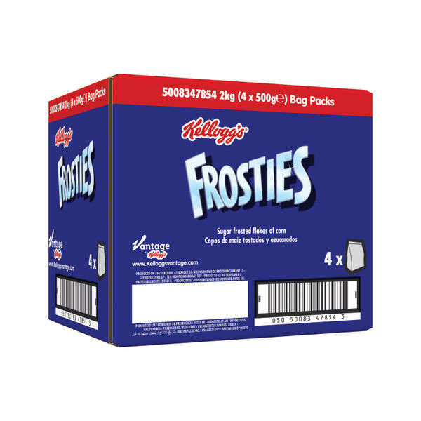 Kelloggs Frosties Bag 500g (Pack of 4) 5147854000