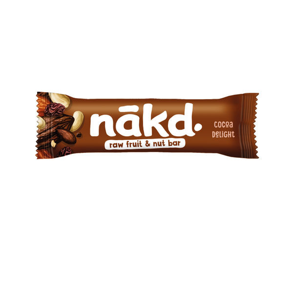 Nakd Gluten Free Cocoa Delight Snack Bar 35g (Pack of 18) 1505 Nakd Gluten Free Cocoa Delight Snack Bar 35g (Pack of 18) 1505