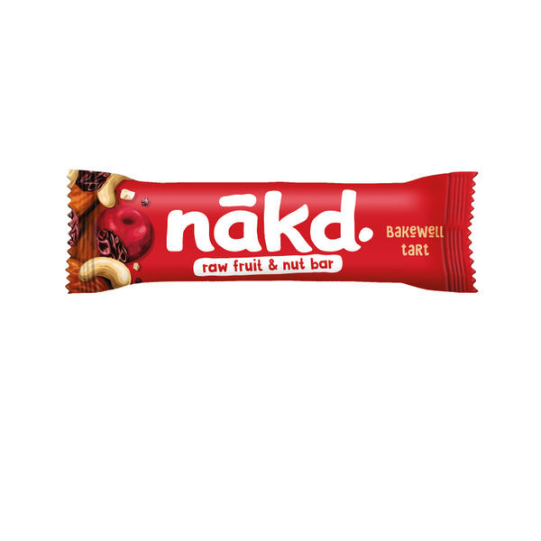 Nakd Gluten Free Bakewell Tart Snack Bar 35g (Pack of 18) 35NKDGFBT Nakd Gluten Free Bakewell Tart Snack Bar 35g (Pack of 18) 35NKDGFBT