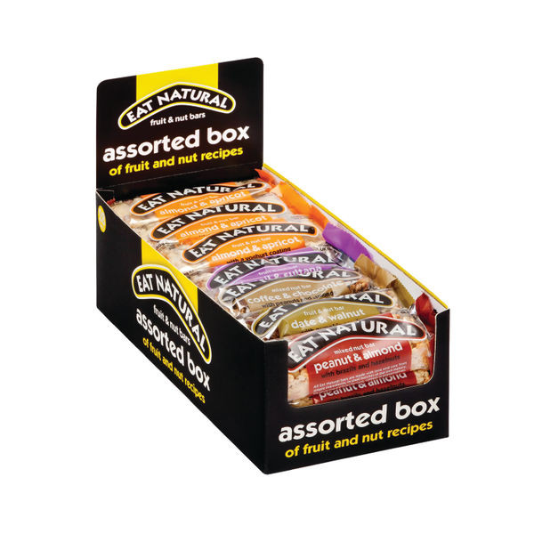 Eat Natural Fruit and Nut Bars Assorted Flavours (Pack of 28) 257560 Eat Natural Fruit and Nut Bars Assorted Flavours (Pack of 28) 257560